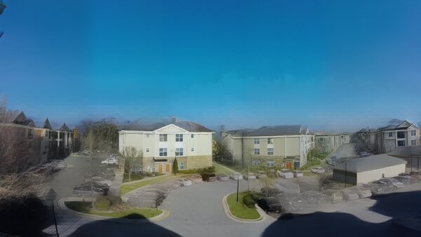 Night scene, relit to midday reference